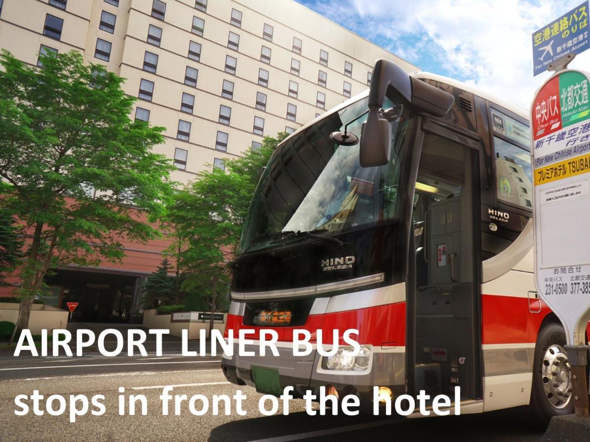 Premier Hotel -Tsubaki- Σαππόρο Εξωτερικό φωτογραφία Port Liner Bus stops in front of the hotel