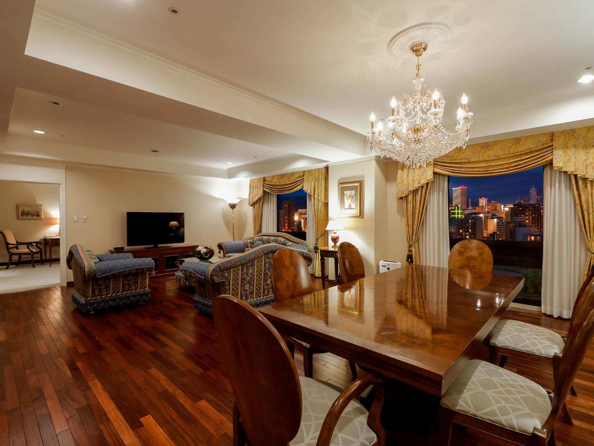 Premier Hotel -Tsubaki- Σαππόρο Εξωτερικό φωτογραφία A living room in a condominium
